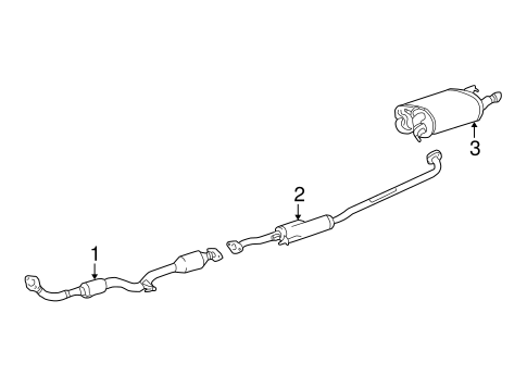 Solara EXHAUST COMPONENTS