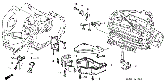 NSX 6MT SHIFT LEVER