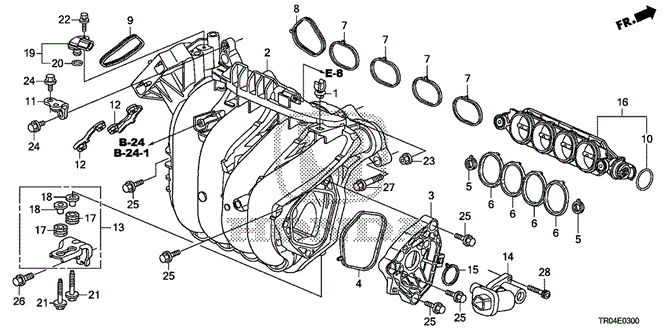 CIVIC SEDAN INTAKE MANIFOLD (1.8L)