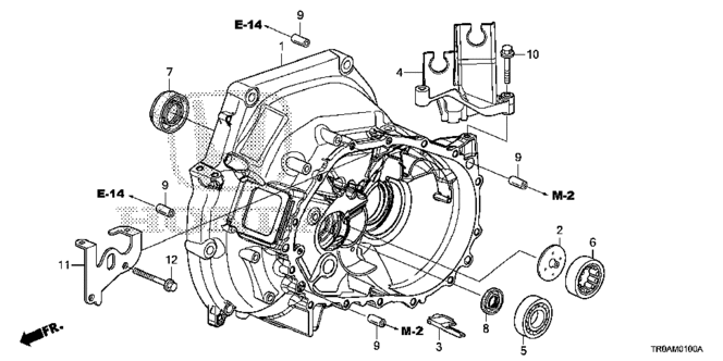 CIVIC SEDAN MT CLUTCH CASE (1.8L)