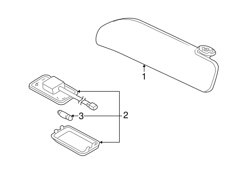 MR2 Spyder INTERIOR TRIM - ROOF