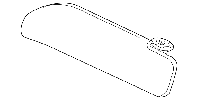 74320-17400-C0 Деталь SUNVISOR, LEFT