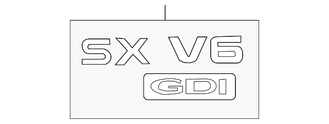 86318-1U500 Деталь NAMEPLATE