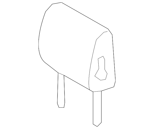 71970-0C101-B0 Деталь HEADREST, OUTER