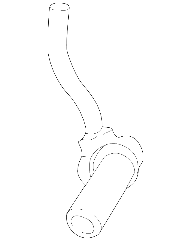 F65Z8286BD Деталь LOWER HOSE