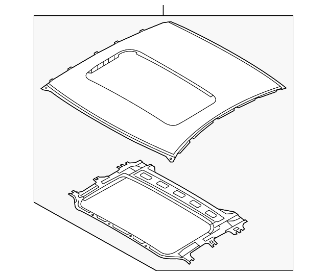 67110-2M060 Деталь ROOF PANEL