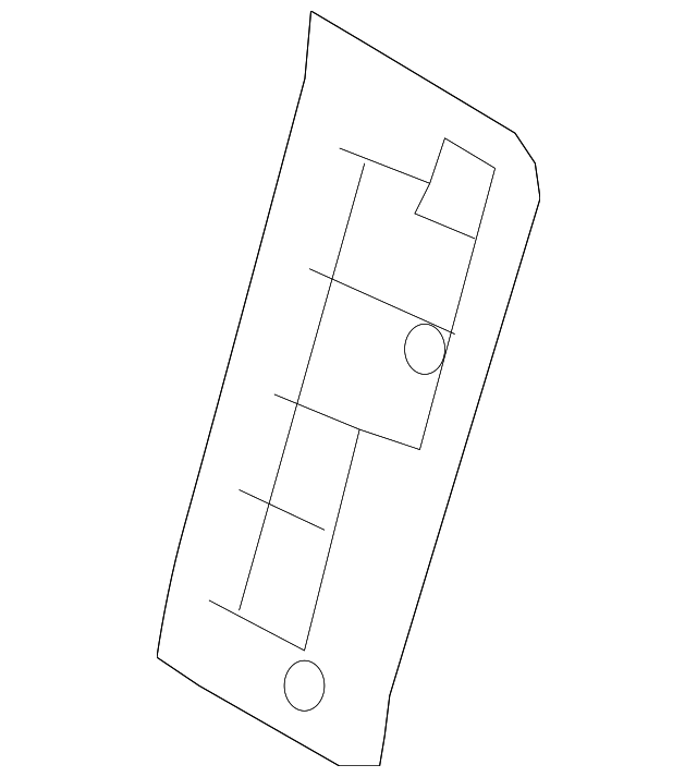 88395-0A000-FZO Деталь BACK PANEL, LEFT
