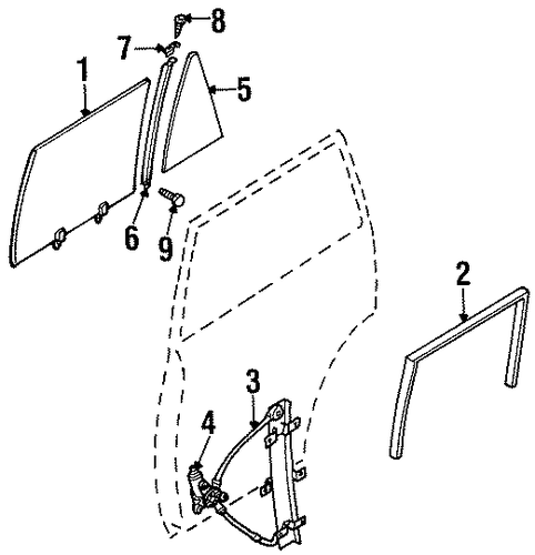 Axiom GLASS - REAR DOOR