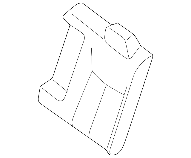 88670-3SC0A Деталь SEAT BACK COVER
