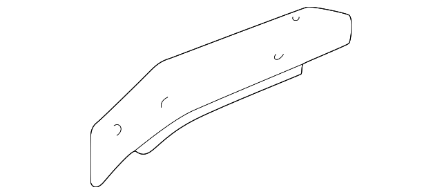 15187078 Деталь REAR PANEL REINFORCEMENT, RIGHT