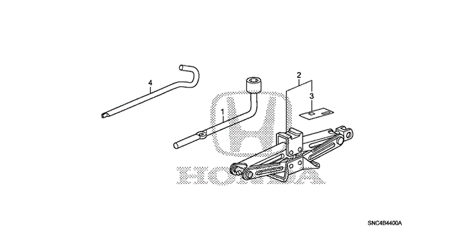 INTERIOR / BUMPER/TOOLS - JACK for 2010 Honda CIVIC HYBRID #1