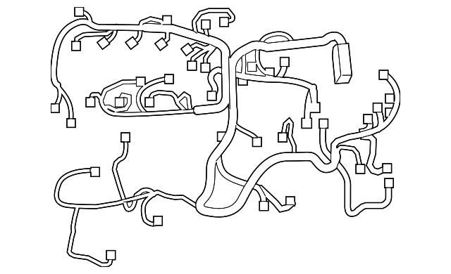 82121-02W90 Деталь ENGINE HARNESS