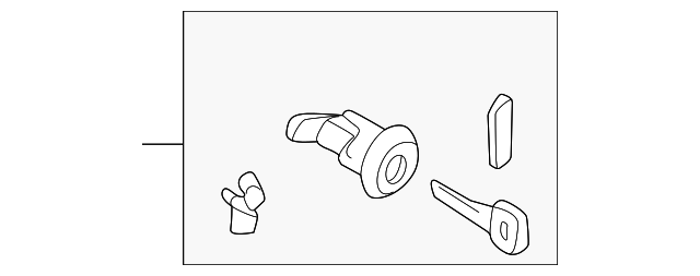 0K2NA-76920A Деталь LOCK CYLINDER, LEFT