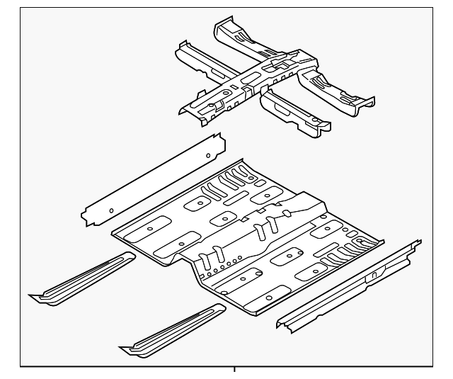65100-4C501 Деталь FLOOR PAN ASSY