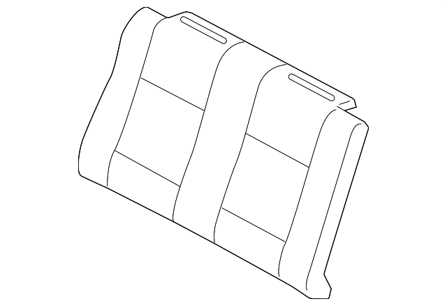 71077-06700-B0 Деталь SEAT BACK COVER