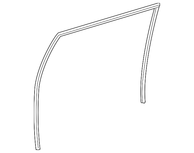 68151-35092 RUN CHANNEL, LEFT