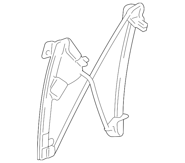 25999738 Деталь WINDOW REGULATOR, LEFT