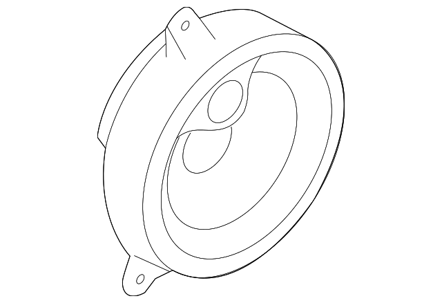 86301AL71A Деталь REAR DR SPEAKER, LEFT