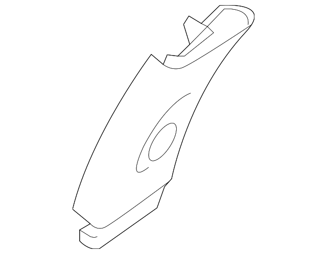76914-3JA1A UPR CTR PLR TRIM, LEFT