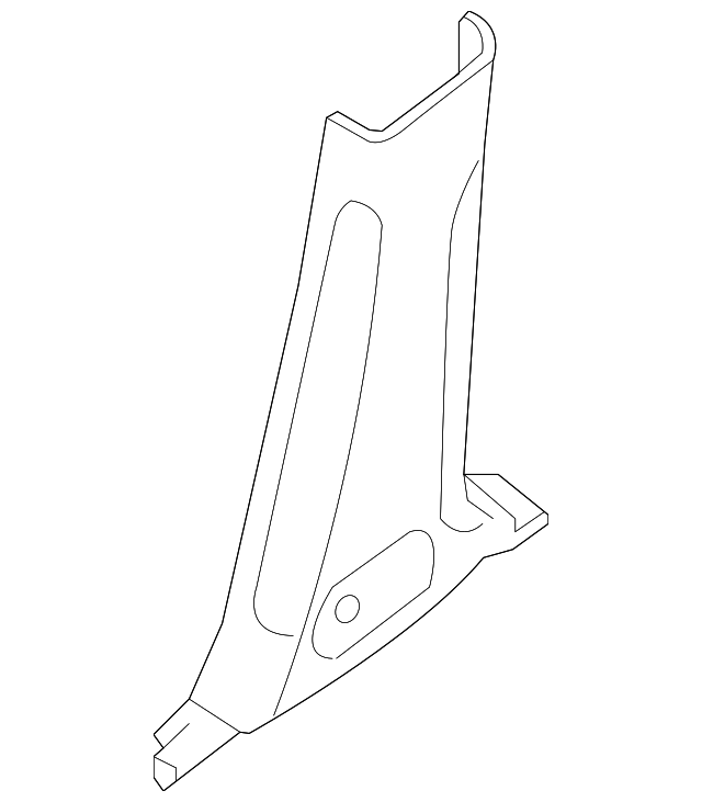 76916-3JA0D LWR CTR PLR TRIM, LEFT