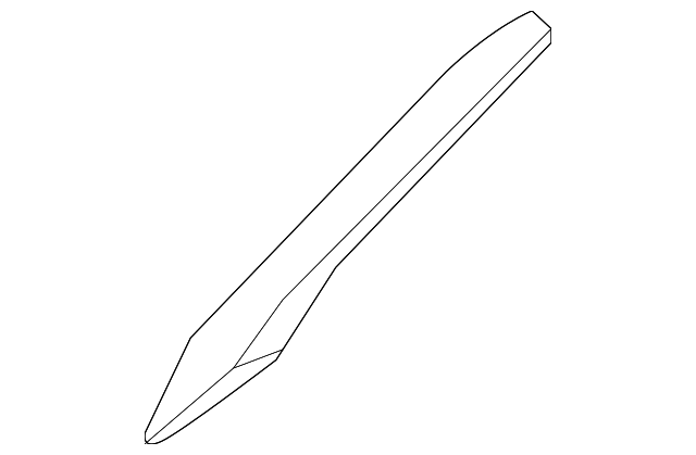 76912-3KA0A WNDSHLD PLR TRIM, LEFT