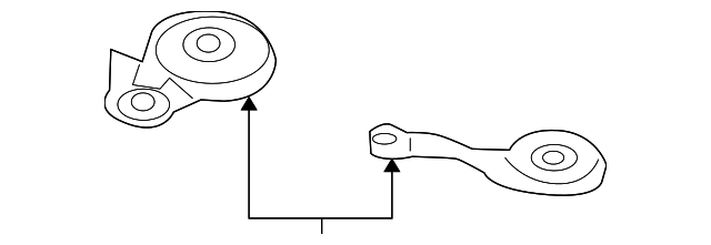 62487-2B500 Деталь FRONT BRACKET, LEFT
