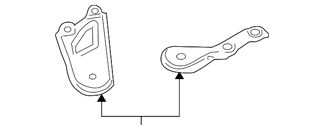 62488-2B000 Деталь REAR BRACKET, RIGHT