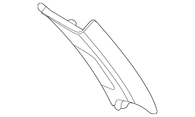 51-43-6-955-497 Деталь LOCK PILLAR TRIM, LEFT