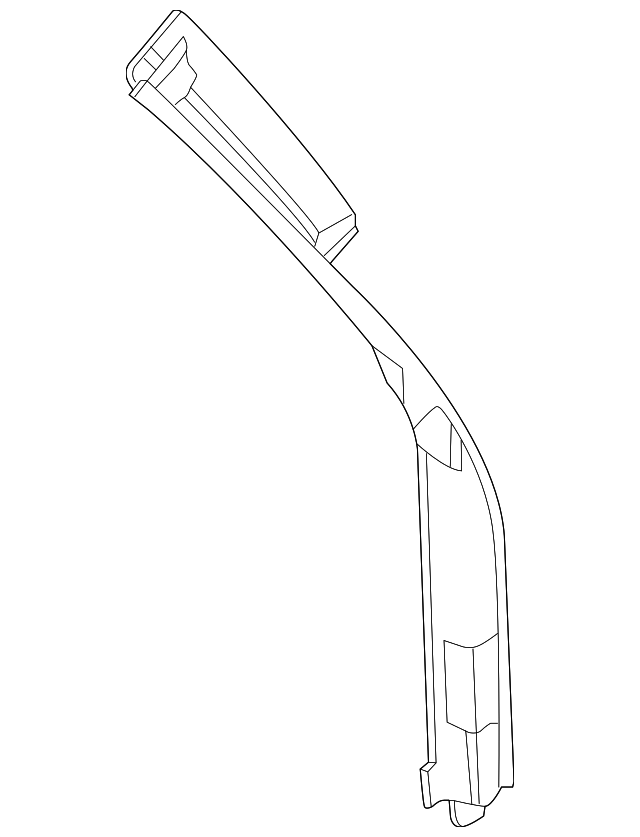 51-43-6-955-501 Деталь REAR PILLAR TRIM, LEFT