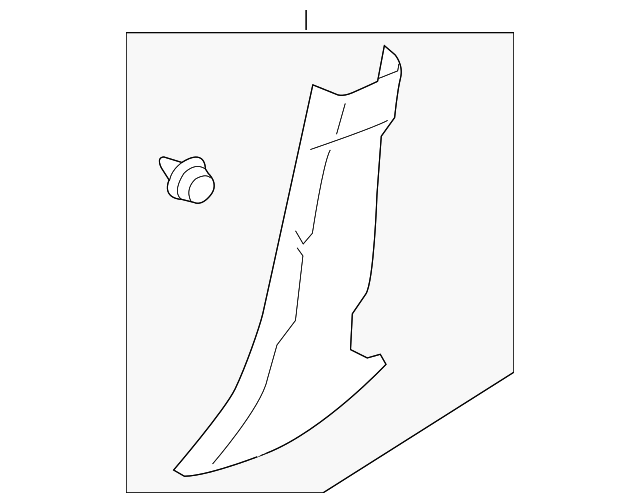 94022FJ010VH Деталь LWR CTR PLR TRIM, LEFT