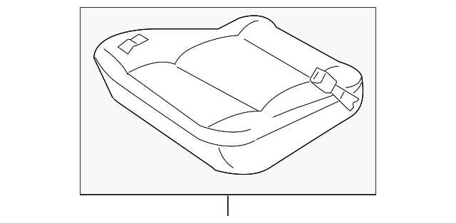 0K2SA-88110B902 Деталь SEAT CUSHION, RIGHT