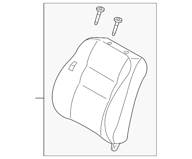3K2SR-88130902 Деталь SEAT BACK ASSY, RIGHT