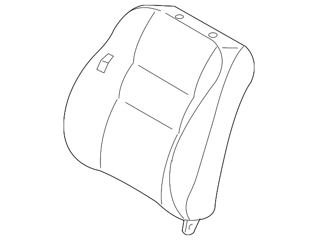 0K2SA-88131A902 Деталь SEAT BACK COVER, RIGHT