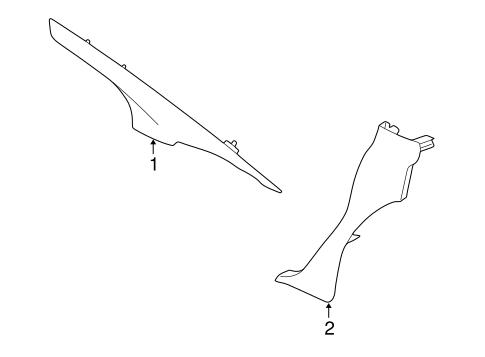 300M INTERIOR TRIM - QUARTER PANELS