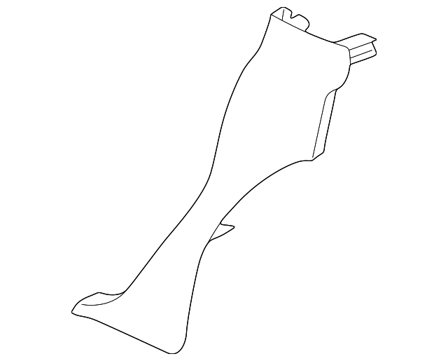 LL92HD5AC Деталь LOWER TRIM PANEL, RIGHT