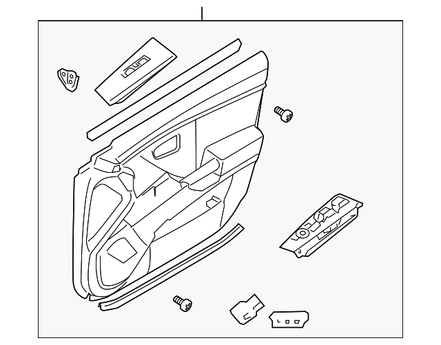 82303-3L051-WK Деталь DOOR TRIM PANEL, LEFT