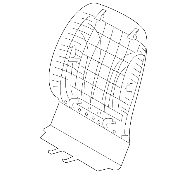 88391-C6300WK Деталь SEAT BACK PANEL, LEFT