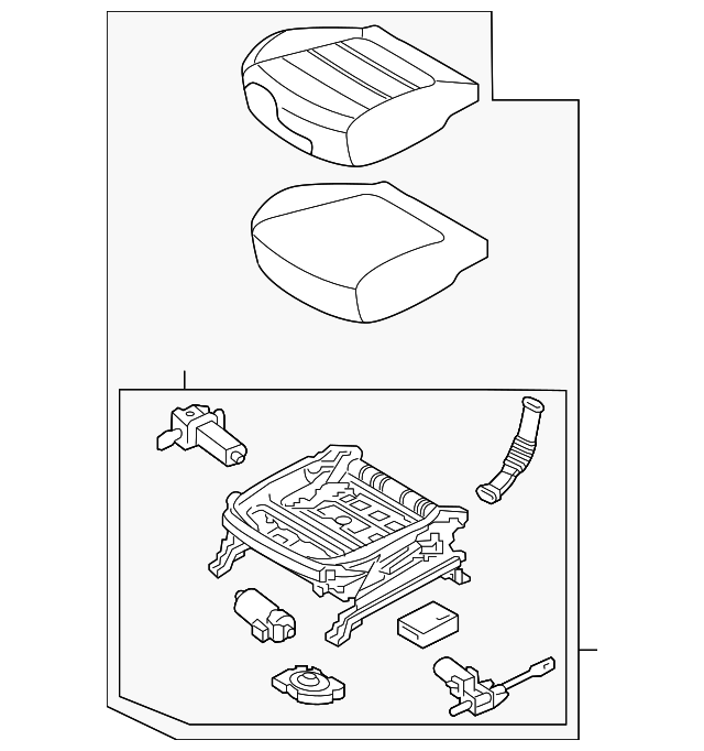 88100-C6150C63 Деталь CUSHION ASSY, LEFT