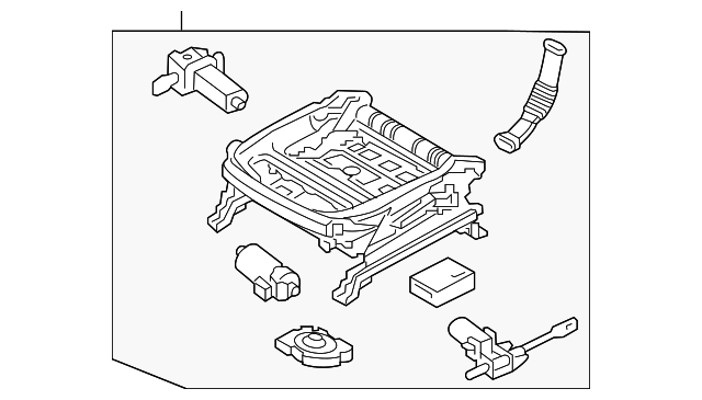 88500-C6400 Деталь SEAT TRACK, LEFT