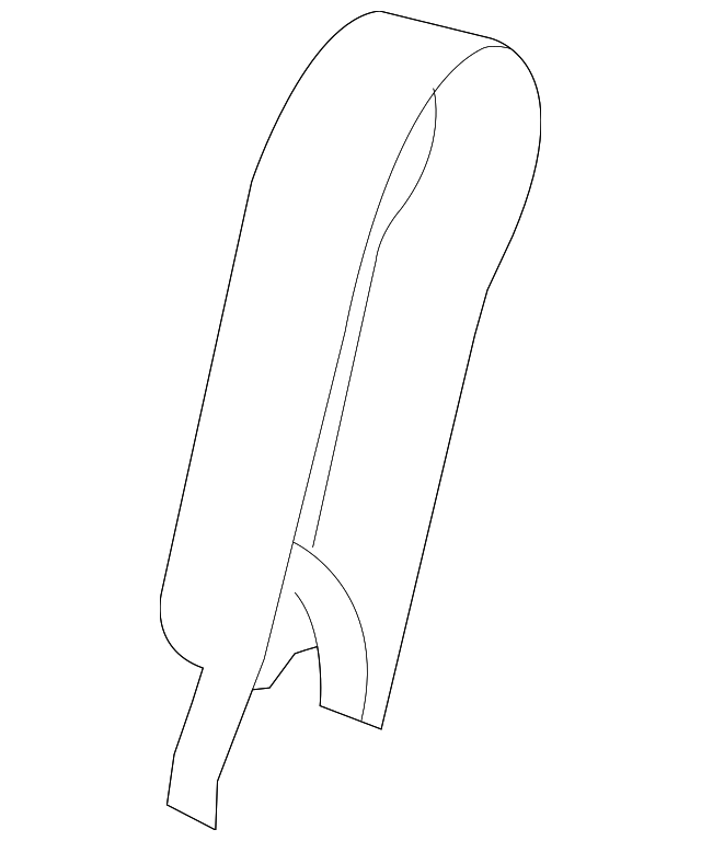 8522282Z00 Деталь RECLINE COVER, RIGHT
