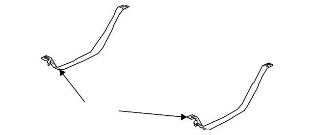 MR556468 Деталь MOUNT STRAP, RIGHT
