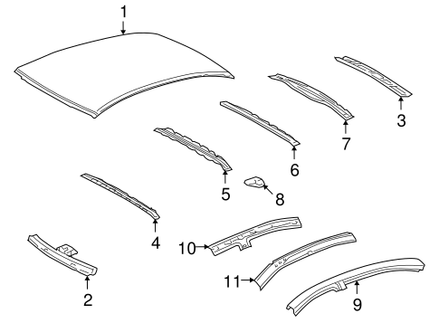 GS450h ROOF & COMPONENTS 2