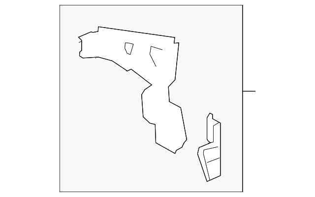8S8-809-301 Деталь MOUNT BRACKET, LEFT