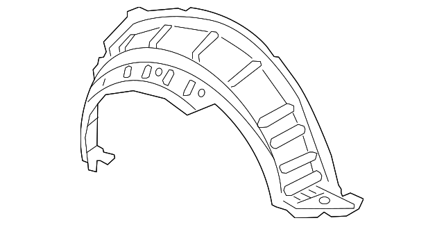 8S0-809-409-A Деталь OUTER WHEELHOUSE, LEFT