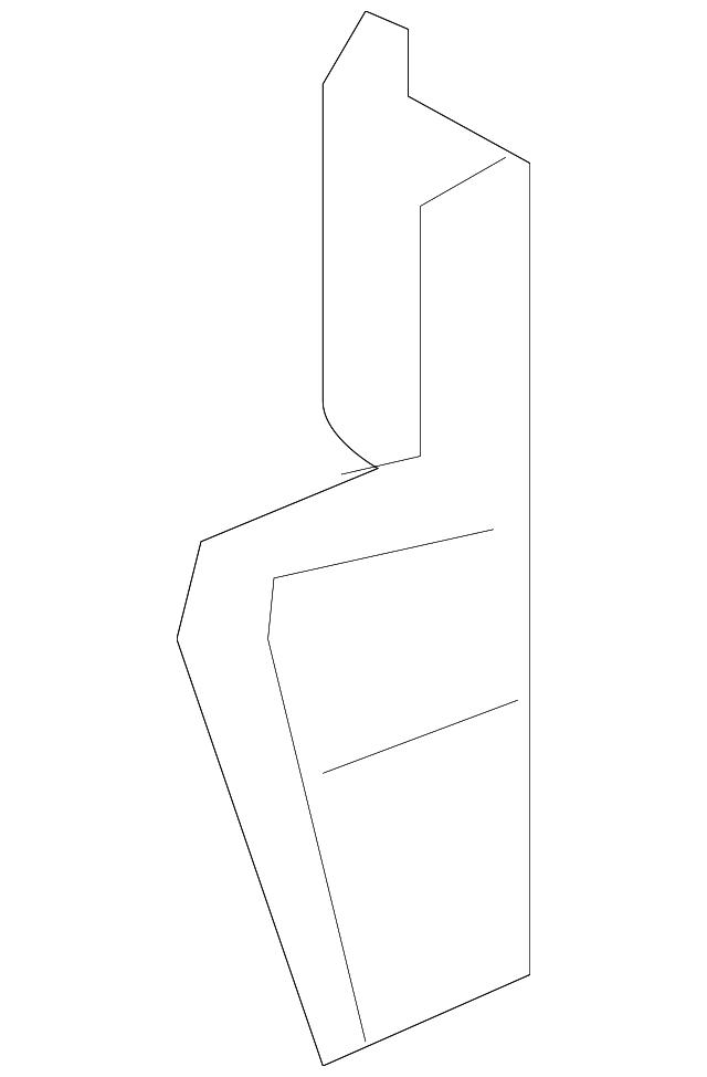 8S8-803-561-B Деталь REINF PANEL, LEFT