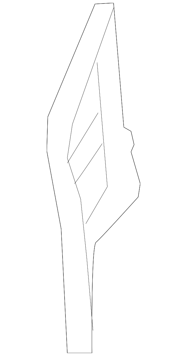 8S8-809-647 Деталь FRONT PILLAR INSULATOR, LEFT