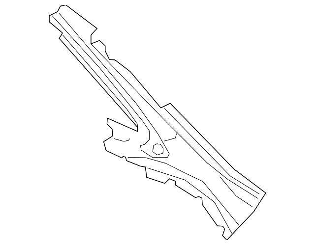 8S8-809-045 Деталь UPPER PANEL, LEFT