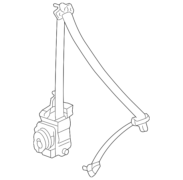 04814-SEP-A00ZD Деталь OUTER SET, R. FR. SEAT BELT *YR240L* (LI