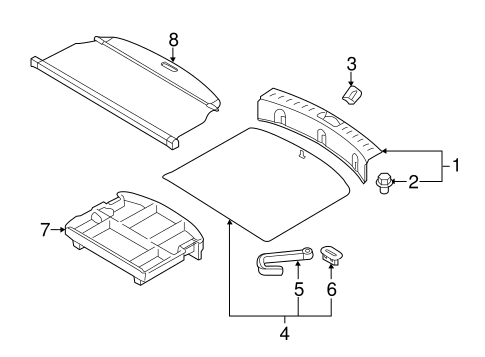 Sportage INTERIOR TRIM - REAR BODY