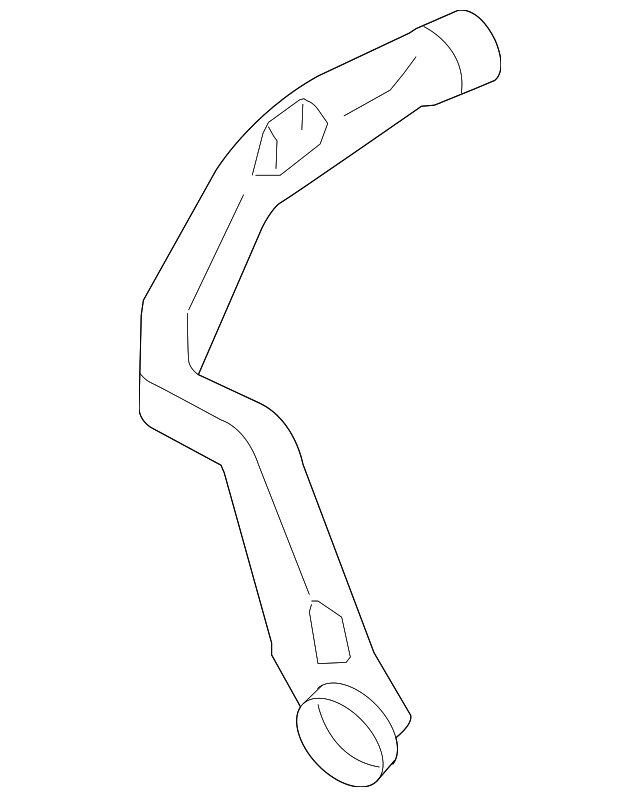 MN134790 Деталь DEFROSTER NOZZLE, LEFT